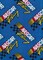 NASCAR Retro Racing on Blue 100% Cotton Fabric All Over Print Price per Yard